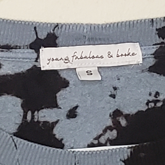Young Fabulous And Broke Tie Dye Juliette Sweater - Picture 5 of 9